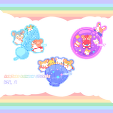 Load image into Gallery viewer, ☆ Hamtaro Rainbow Matte Stickers Vol. 1 & Vol. 2 ☆