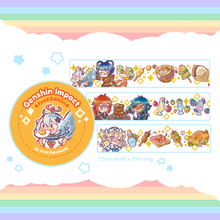 Load image into Gallery viewer, ☆ Genshin Impact Gold Washi Tape ☆