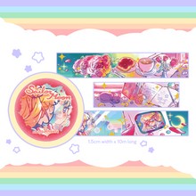 Load image into Gallery viewer, ☆ Sailor Moon Glittery / Gold Foil Washi Tape ☆