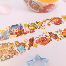 Load image into Gallery viewer, ☆ Genshin Impact Gold Washi Tape ☆