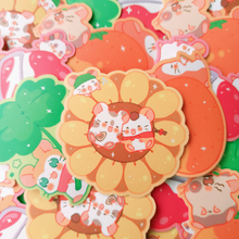 Load image into Gallery viewer, ☆ Hamtaro Rainbow Matte Stickers Vol. 1 & Vol. 2 ☆