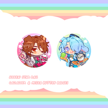 Load image into Gallery viewer, ☆ Honkai Star Rail Gallagher &amp; Misha Button Badges ☆
