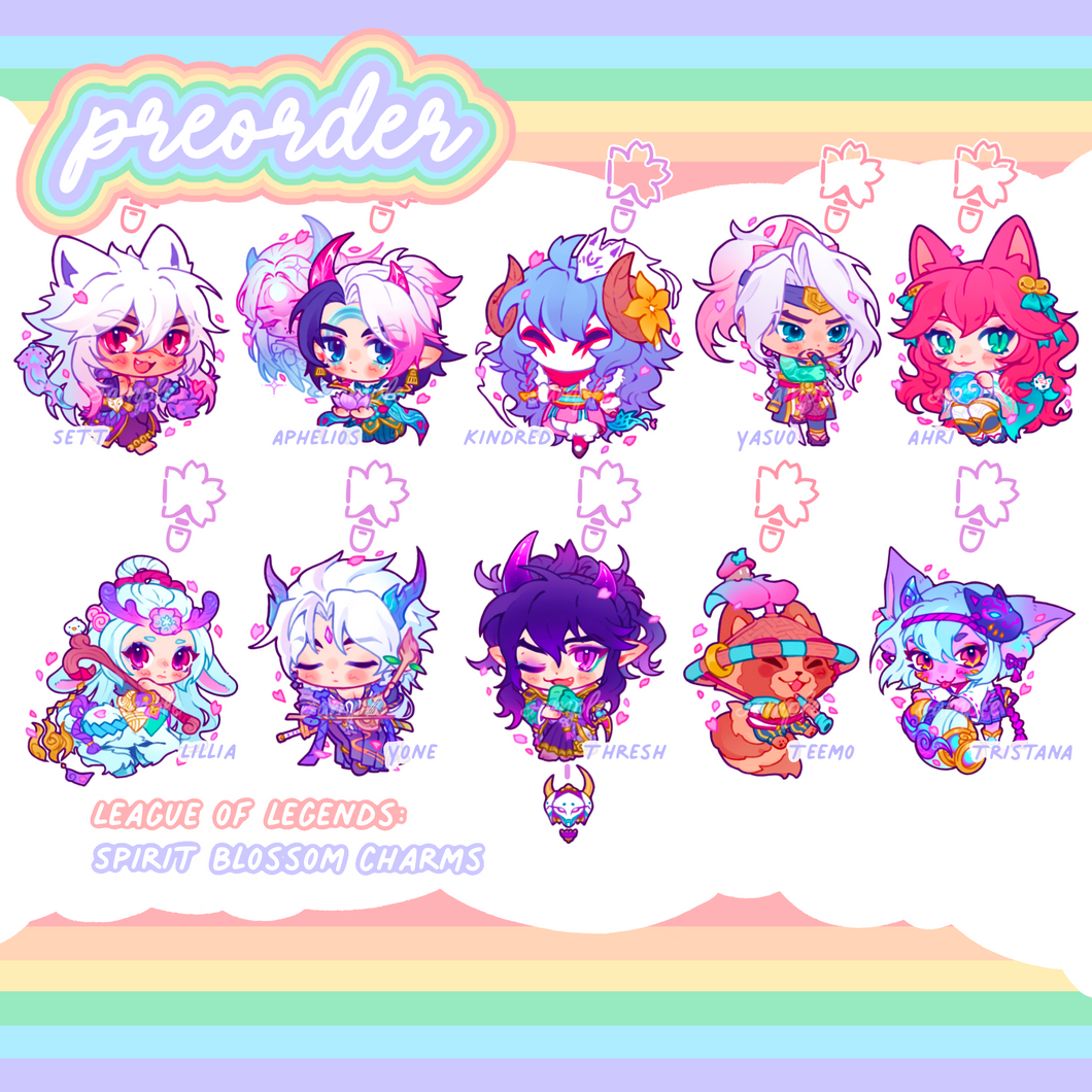 [PREORDER] ☆ Spirit Blossom Charms ☆