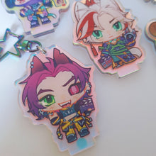 Load image into Gallery viewer, ☆ Heartsteel Rainbow Holo Charms+Standees ☆
