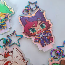 Load image into Gallery viewer, ☆ Heartsteel Rainbow Holo Charms+Standees ☆
