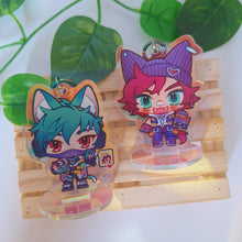 Load image into Gallery viewer, ☆ Heartsteel Rainbow Holo Charms+Standees ☆
