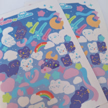 Load image into Gallery viewer, ☆ Cloud Cats Sticker Sheet ☆
