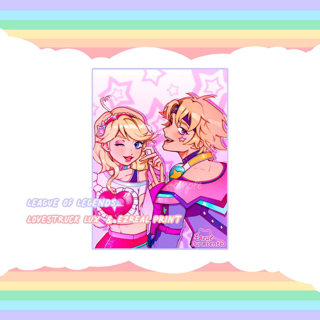 ☆ Lux & Ezreal Lovestruck Print ☆