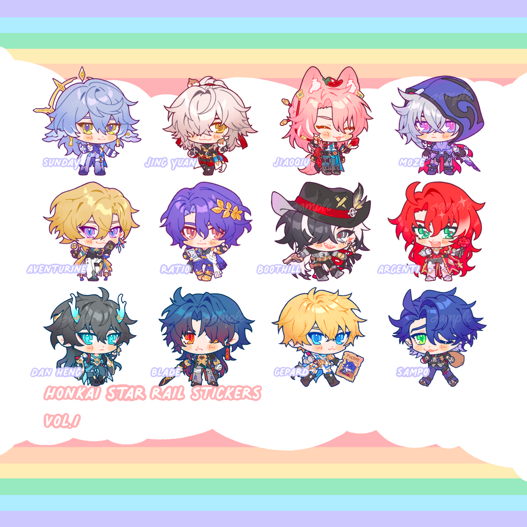 ☆ Honkai Star Rail Stickers ☆