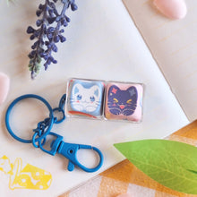 Load image into Gallery viewer, ☆ Cloud Cats Keycaps Charm ☆
