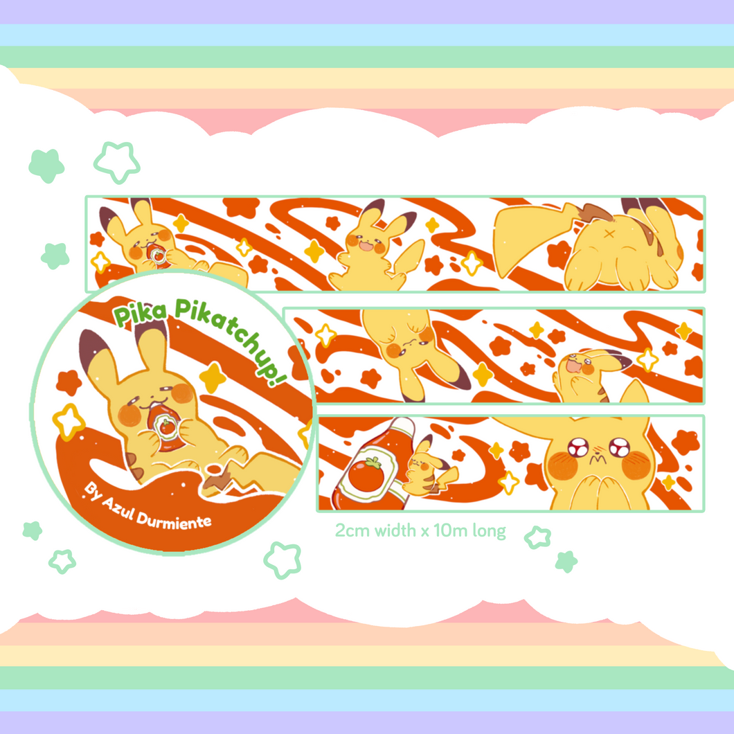 ☆ Pikatchup Washi Tape ☆