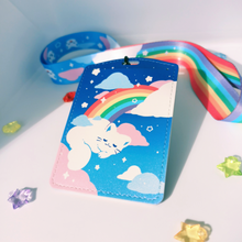 Load image into Gallery viewer, ☆ Rainbow Cat Lanyard / Card Holder ☆
