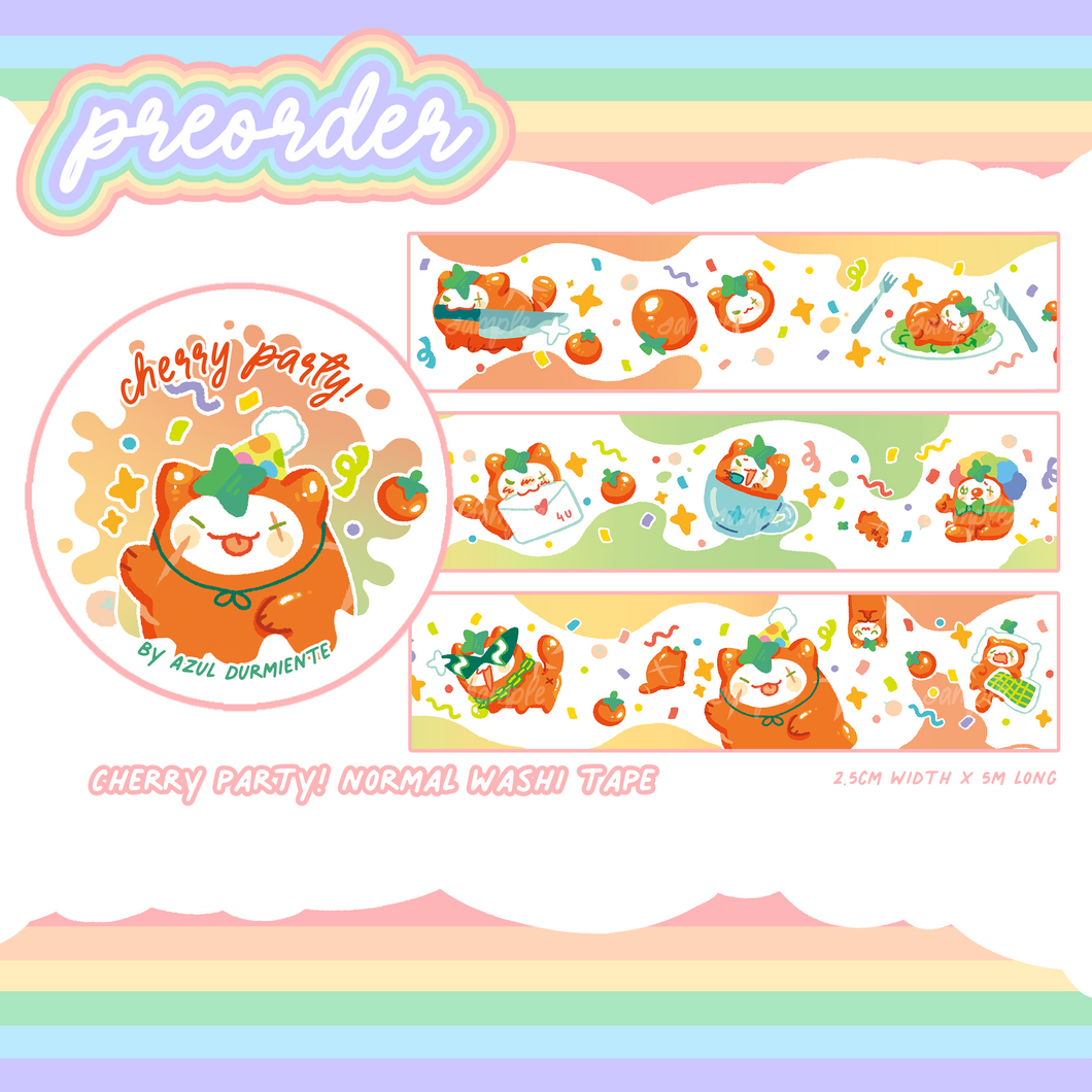 ☆ Cherry Party! Washi Tape ☆