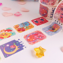 Load image into Gallery viewer, ☆ Pink Dream Stamp Washi Tape ☆
