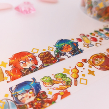 Load image into Gallery viewer, ☆ Genshin Impact Gold Washi Tape ☆
