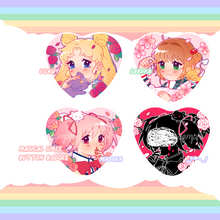 Load image into Gallery viewer, ☆ Magical Girls Button Badges ☆
