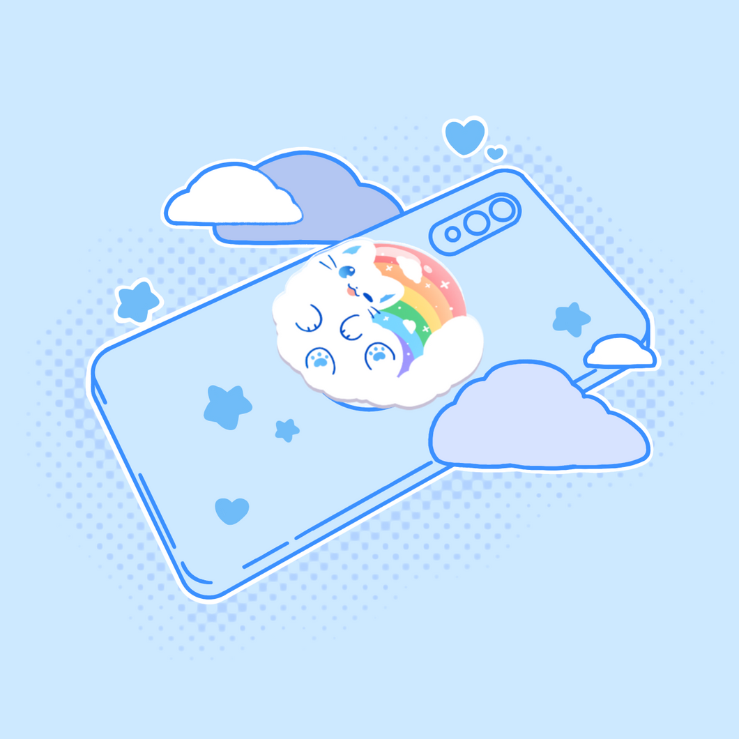 ☆ Cloud Cat Phone Grips ☆